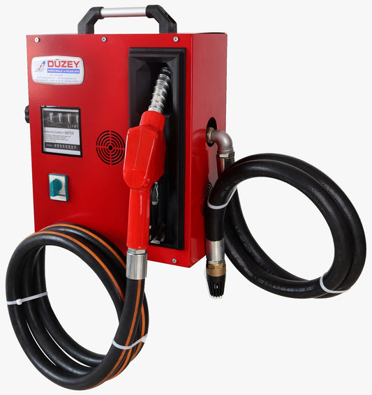 220 VOLT KAPALI TİP OTOMATİK MAZOT AKTARIM SETİ  (SAYAÇ+TABANCA+HORTUM)